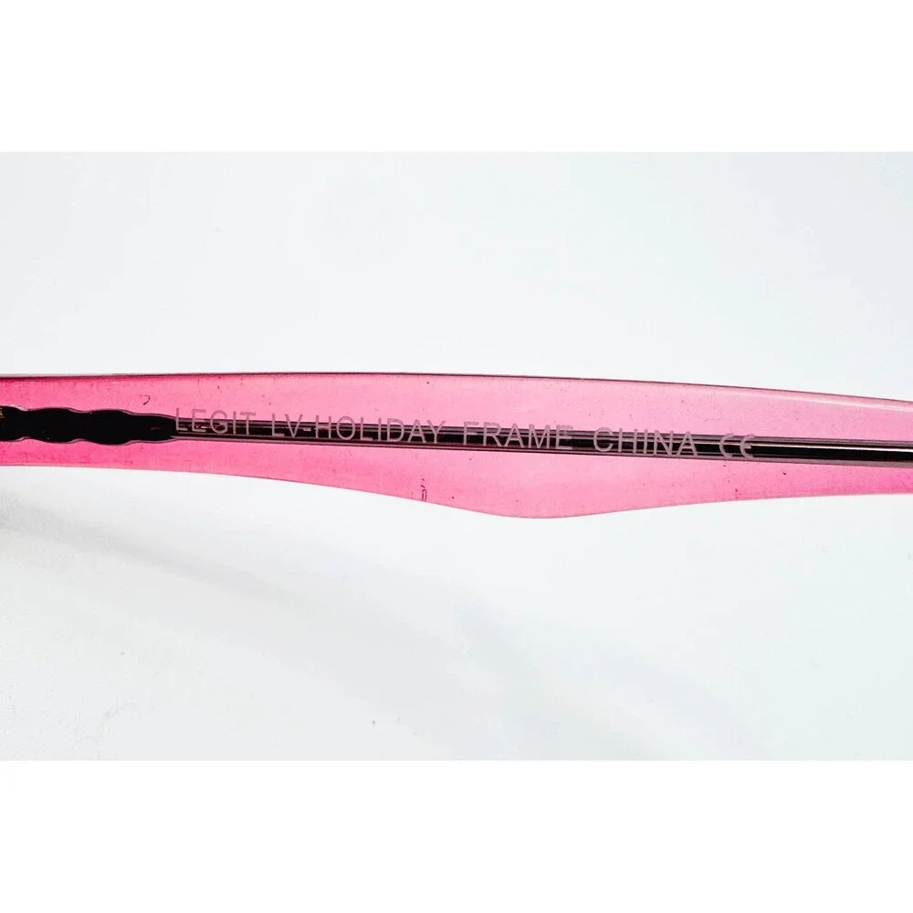 Legit Eyeglasses Women Pink LV Holiday 48-16-130 Full Rim Frames 45047